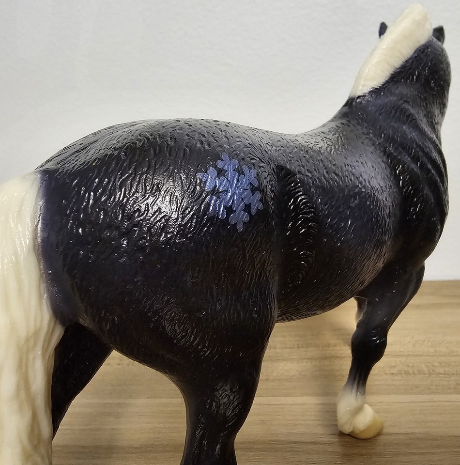 Breyer 2001 Just About Horses Midnight Blue Fjord Naughty Christmas