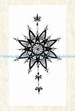 mandala medallion temporary tattoo Bohemian Festival