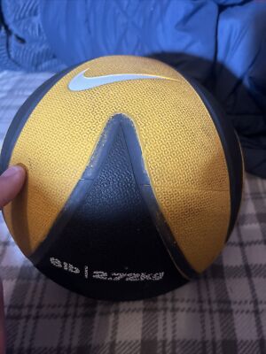 Nike Strength Training Ball Lb Black and Yellow Nike Medicine