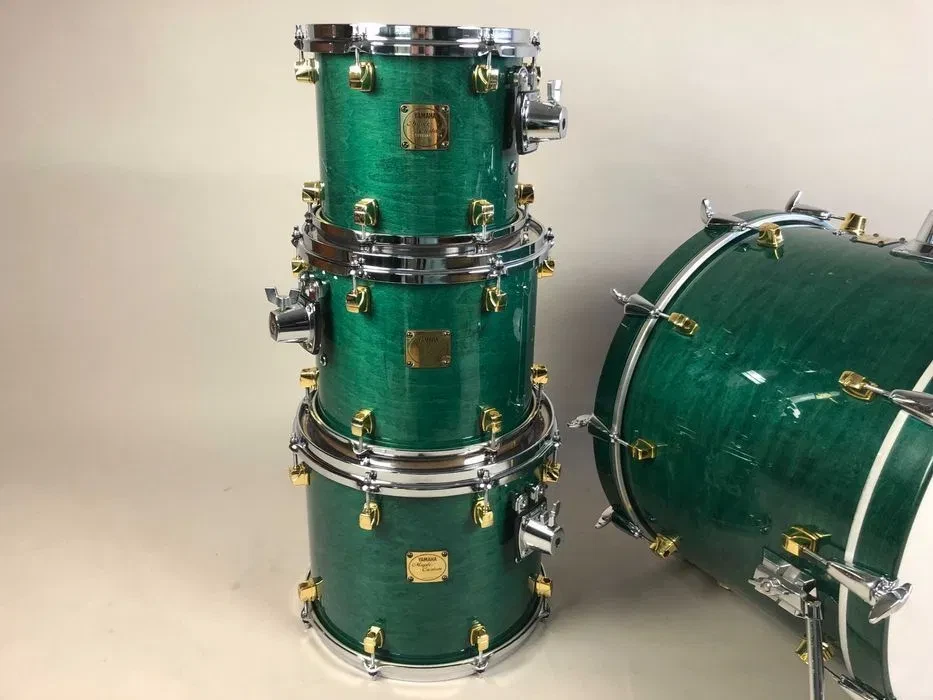 Perkusja Yamaha Maple Custom 22”/10”/12”/14” Turquoise Drums Set Shell - Image 4 of 4