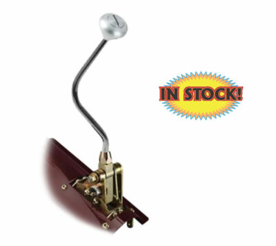 Lokar FMS6FMXGM - Floor Mount Bench Bend Shifter Satin Knob Fmx Trans - 16''