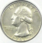 1961-D Washington Quarter Dollar