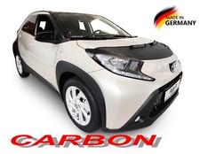 Bra auto effetto carbonio per Toyota Aygo x anno 2022 in poi paracolpi cofano