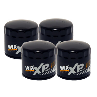 Wix XP Set of 4 Engine Oil Filters for Acura Chevrolet Dodge Ford GMC Honda Kia