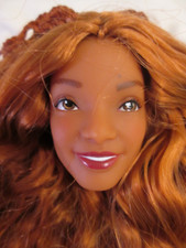 Disney Store Ariel Doll Head Only Little Mermaid Live Action Halle Bailey 2023
