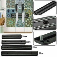 Magnetic Knife Holder Kitchen Utensil Tools Storage Back Strip Bar Wall Mounted