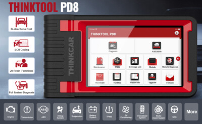 Thinkcar Thinktool PD8 OBD2 Bi-Directional TPMS Diagnostics Scanner
