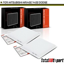 New 2x Cabin Air Filter for Dodge Attitude 2015-2018 Mitsubishi Mirage Mirage G4