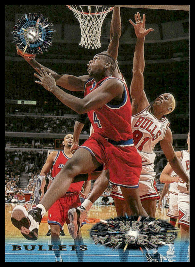 Chris Webber 1995-96 Topps Stadium Club #220 Washington Bullets