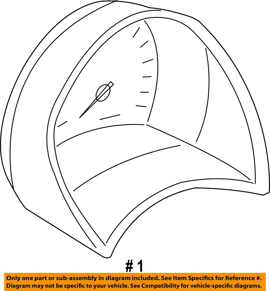 Medidor de velocímetro usado se adapta a: Volkswagen Beetle Cluster 2000 a través de VIN 430000 MPH Foto 3 de 4