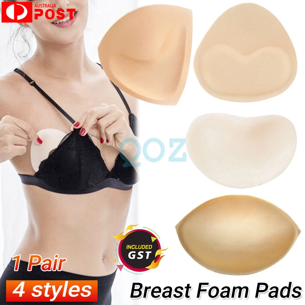 Removable Bra Bikini Breast Foam Push Up Pads Insert Enhancer