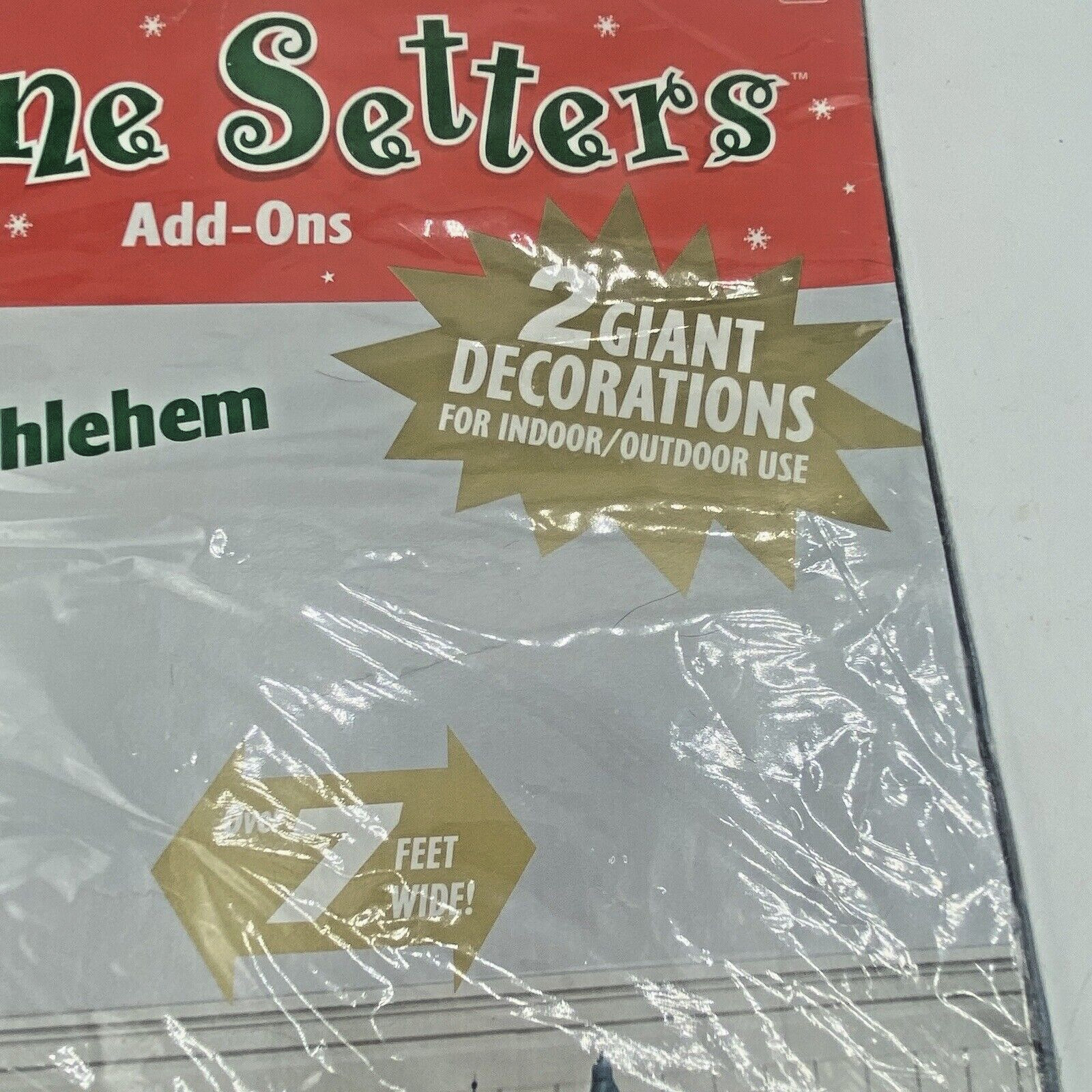 STAR OF BETHLEHEM Scene Setter Christmas Party Wall Decoration Kit Over 7' Wide