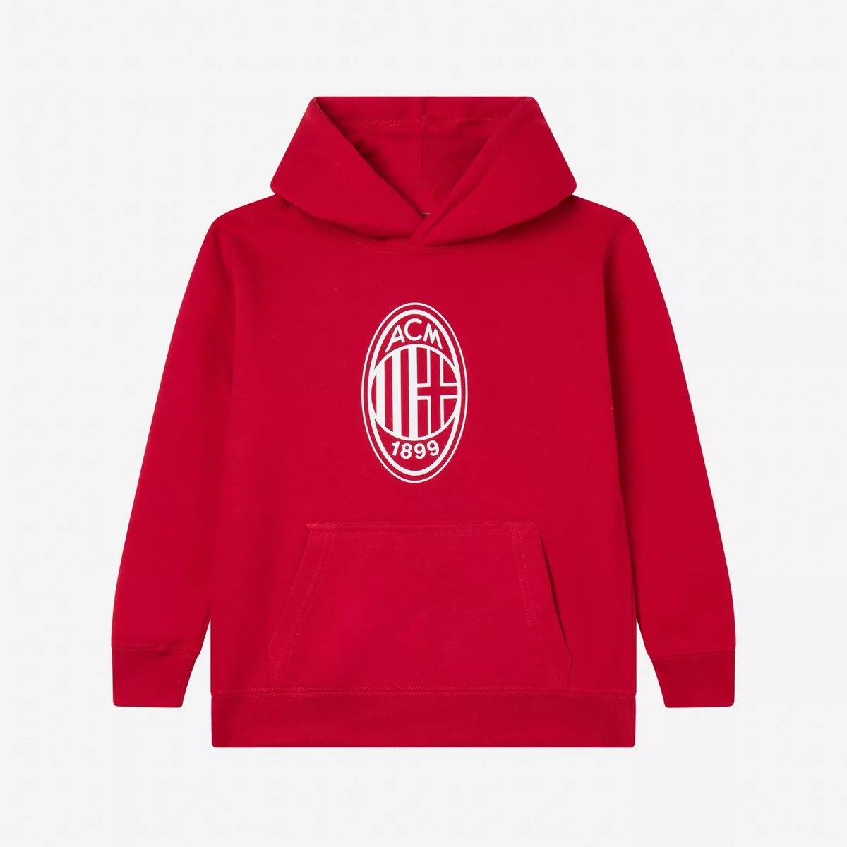 AC Milan Felpa Rossa Big Crest, Bambino