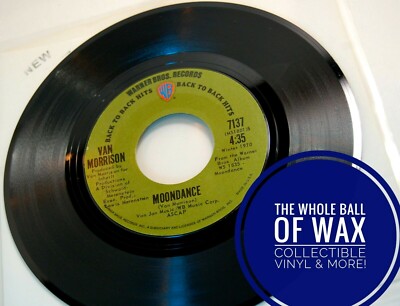 Van Morrison - Moondance / Crazy Love 45 MINT UNPLAYED 1971