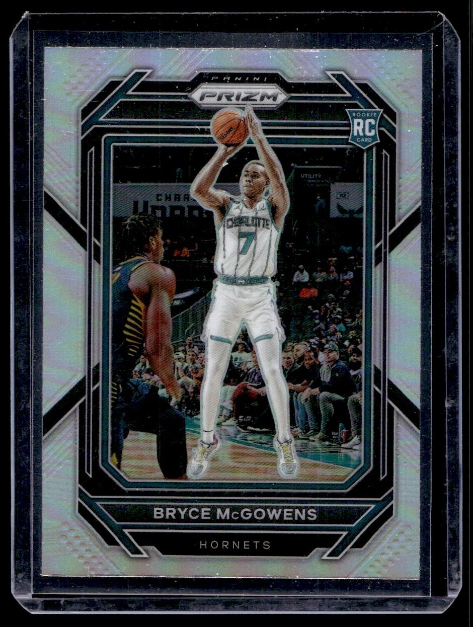 2022-23 Panini Prizm Silver Bryce McGowens Rookie G30 Charlotte Hornets #222