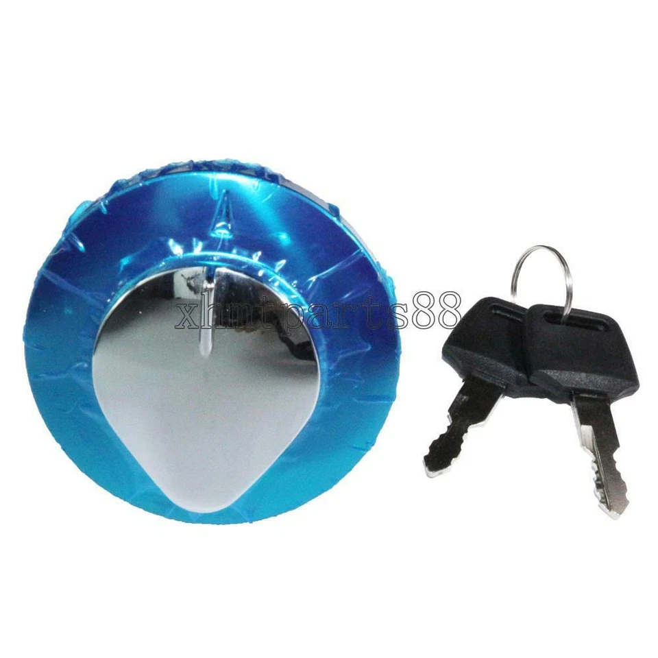 Llaves de cubierta de tapa de tanque de combustible para Honda VTX 1300C 1300R 2004-2009 VTX1300S 03-08 Foto 4 de 4