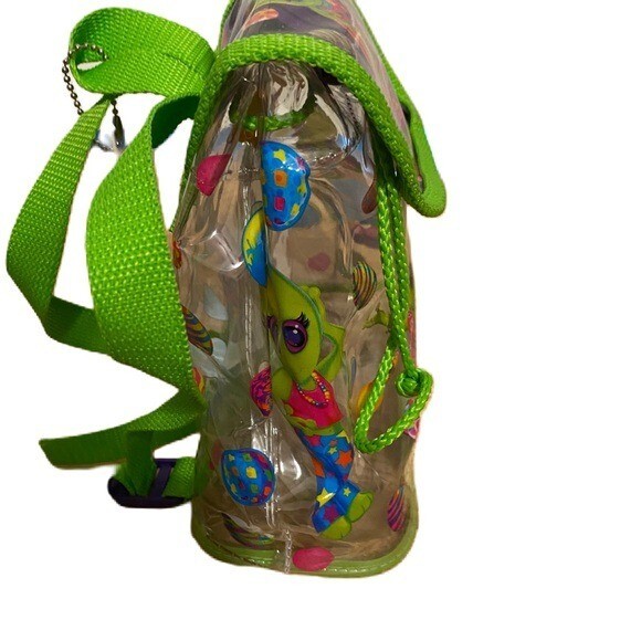 LISA FRANK VINTAGE ALIEN ZOOMER & ZORBIT DANCING BACKPACK Rare Vintage Lisa Frank Dancing Aliens Mini Backpack Zoomer  main image 4