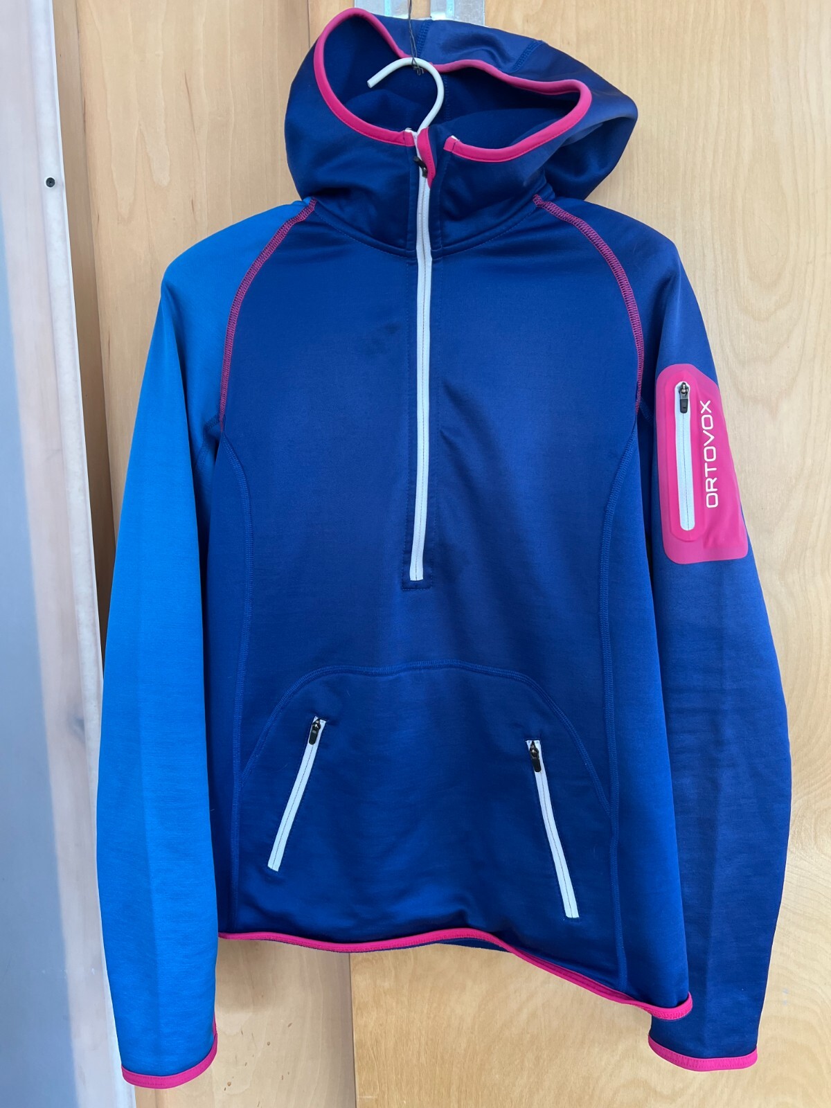 Ortovox Merino Inside 1/4 Zip Hoodie Womens Medium M Sleeves Have Thumb  Holes | eBay