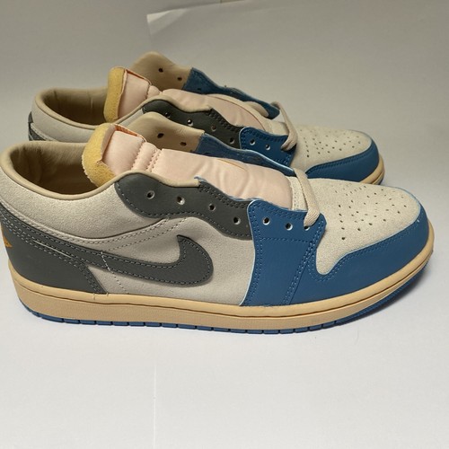 Nike AIR JORDAN 1 LOW SE 'TOKYO 96 VINTAGE' DUTCH BLUE SMOKE GREY Sz Us 8 Uk 7 - Picture 4 of 10