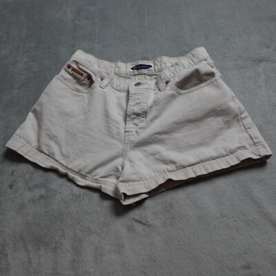 Blue Asphalt Shorts Juniors Size 7 Beige Denim Five Pockets Casual