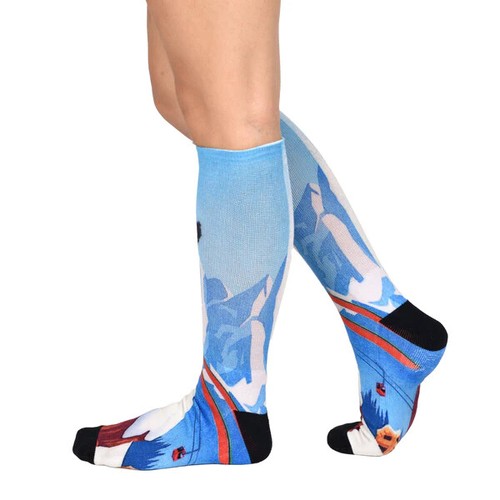 Calcetines Resbaladizos Patrón de Pendientes Unisex Viene en 1 Par, 2 Pares - Imagen 8 de 9