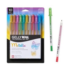 SAKURA Gelly Roll Metallic Gel Pens - Pens for Scrapbook Journals or Drawing ...