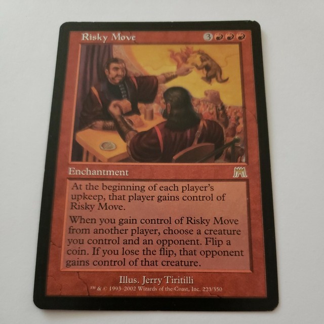 Mtg Risky Move Onslaught 223 350 Regular Rare For Sale Online Ebay