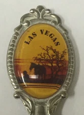 Vintage Souvenir Spoon US Collectible Las Vegas Nevada
