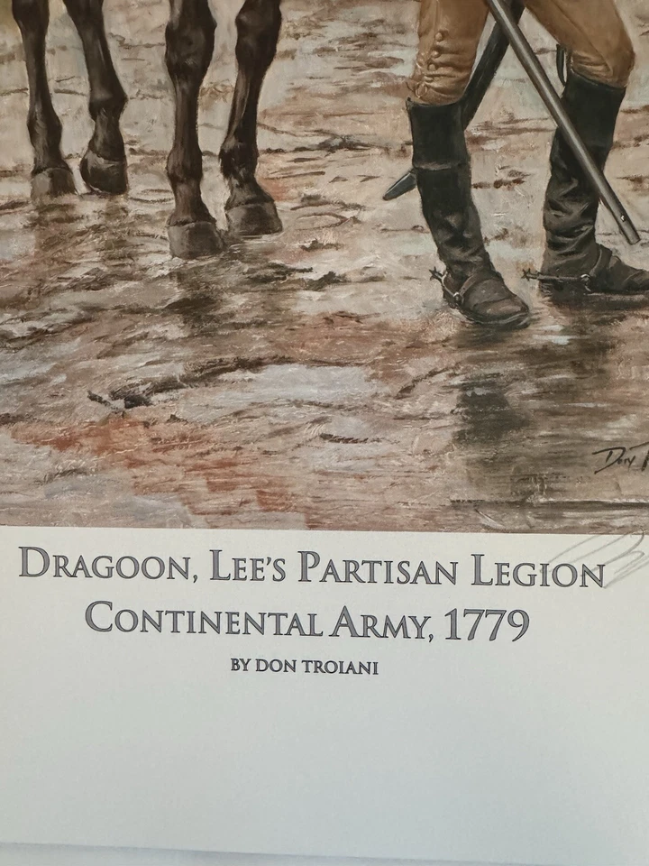 Dragoon, Lee’s Partisan Legion, Don Troiani Revolutionary War Print #37 Rare COA - Image 2 of 4