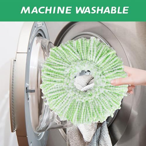 5 Pack Mop Head Replacement for Libman Tornado Spin Mop, Resuable