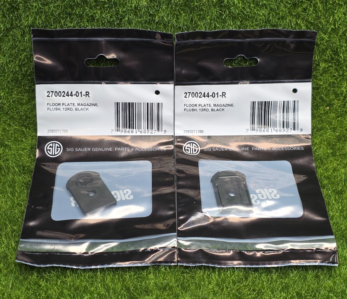LOT of (2) Sig P365X P365XL Replacement Black Floor Plate Base Pad