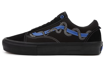 VANS Breana Geering x Skate Old Skool Black Blue Snake - VN0A5FCBY40