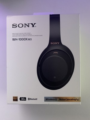 Sony Wh 1000xm3 Wireless Noise Canceling Headphones Empty Box Only Black Ebay