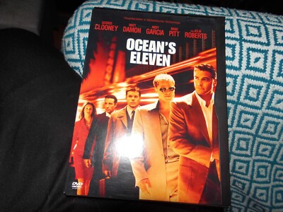 OCEAN'S ELEVEN DVD - BRAD PITT - GEORGE CLOONEY - MATT DAMON