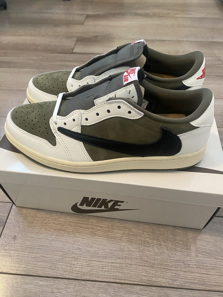 Size 11 - Travis Scott x Air Jordan 1 OG SP Low Medium Olive DM7866200