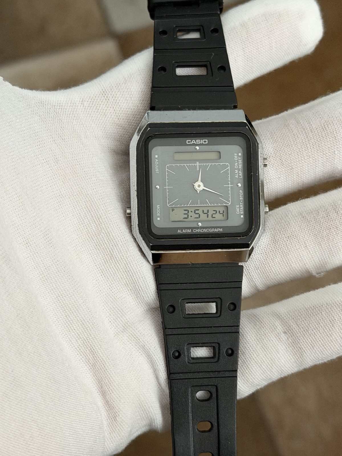 Rare Vintage Casio AQ-101 Men’s Ana-Digi Sports Watch JDM 1980s Module 302