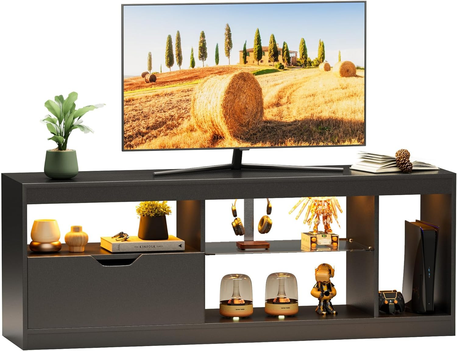 For 65" Tvs With Rgb Modes & Adjustable Shelves