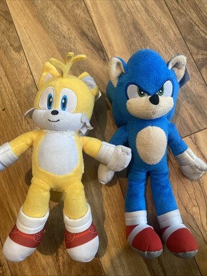 Sonic And Tails 9'' Plush Soft Stuffed Dolls Set