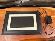 OPTIMUS 9 Black Digital Photo Frame Pictures w/ 1 GB Sony Memory Card Adapter