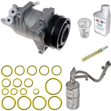 For Volvo C70 2006-2009 Omega AC Compressor w/ A/C Repair Kit CSW