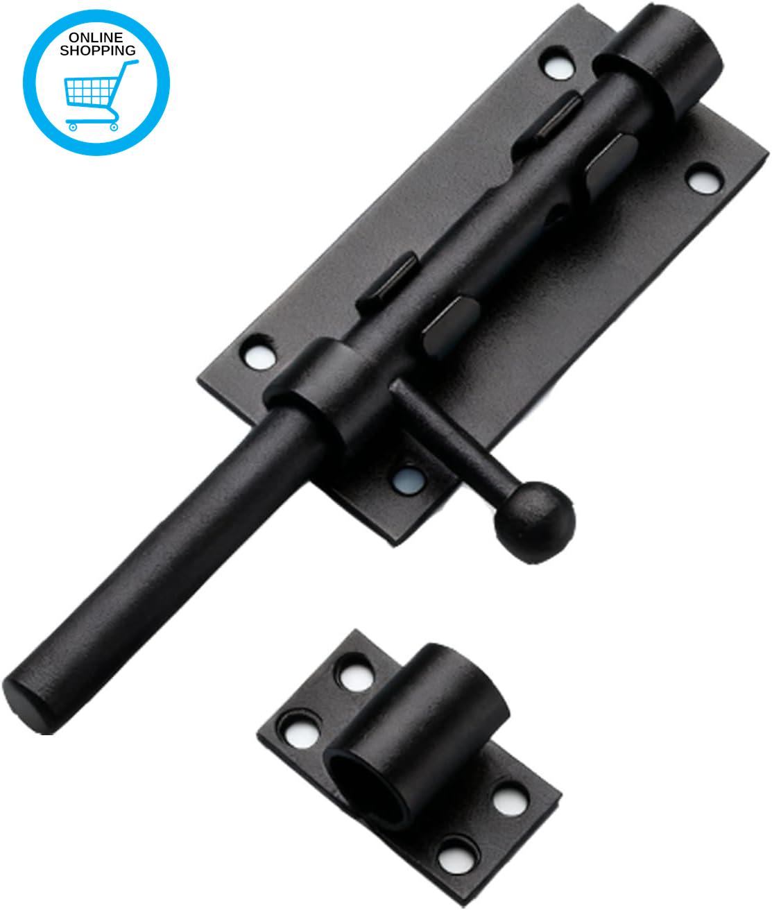 160Mm Gate Latch Bolt Lock, SUS304 Stainless Steel Heavy Duty Sliding Gate Latch