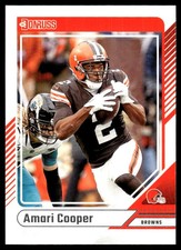Amari Cooper 2024 Donruss #22 Browns NFL READ FREE SHIPPING AutographDen