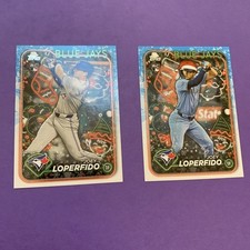 2024 Topps Holiday Holiday Variation & 1 Photo Variation JoeyLoperfido #H71 (RC)