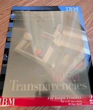 13 Sheets Transparency Film Paper, 8.5x11 Inches Transparent Film for Ink Jet