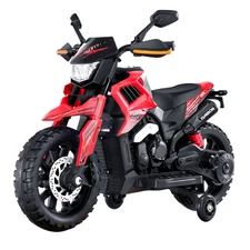 Kids Ride on Motorcycle 6V Electric Motorbike 2 Wheels Aged 3+ Christmas Gift