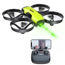 Loolinn | Drones for Kids Gift with Camera - 5.4 x 4.5 x 1.2 inches, Yellow 