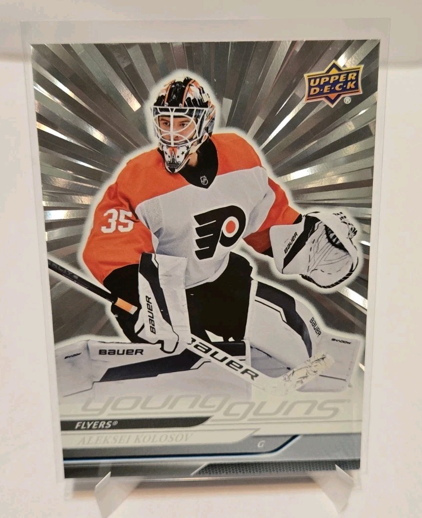 2024 Upper Deck Series 2 Young Guns Outburst Aleksei Kolosov #490 Rookie RC