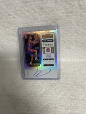 2022-23 Panini Contenders Jalen Duren Prizm #102 The Finals Ticket Auto 22/49 RC