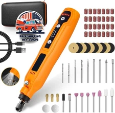 Mini Herramienta Rotativa Inalámbrica De 5 Velocidades Con 69 Accesorios US NEW