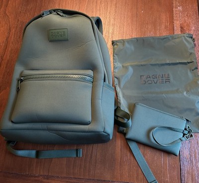 Dagne Dover Large Backpack in Green Dark Moss Pre-owned--Excellent Condition